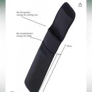 Heat-Resistant Storage Bag Travel Case Pouch for Hair Straightener & Curl Iron
